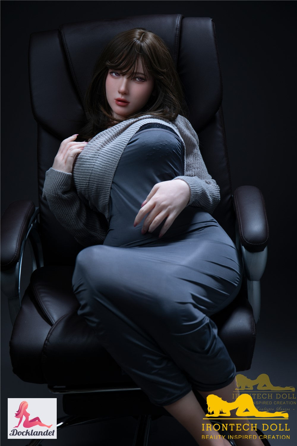Hana seksnukk (Irontech Doll 165 cm F-Cup S1 silikoon)