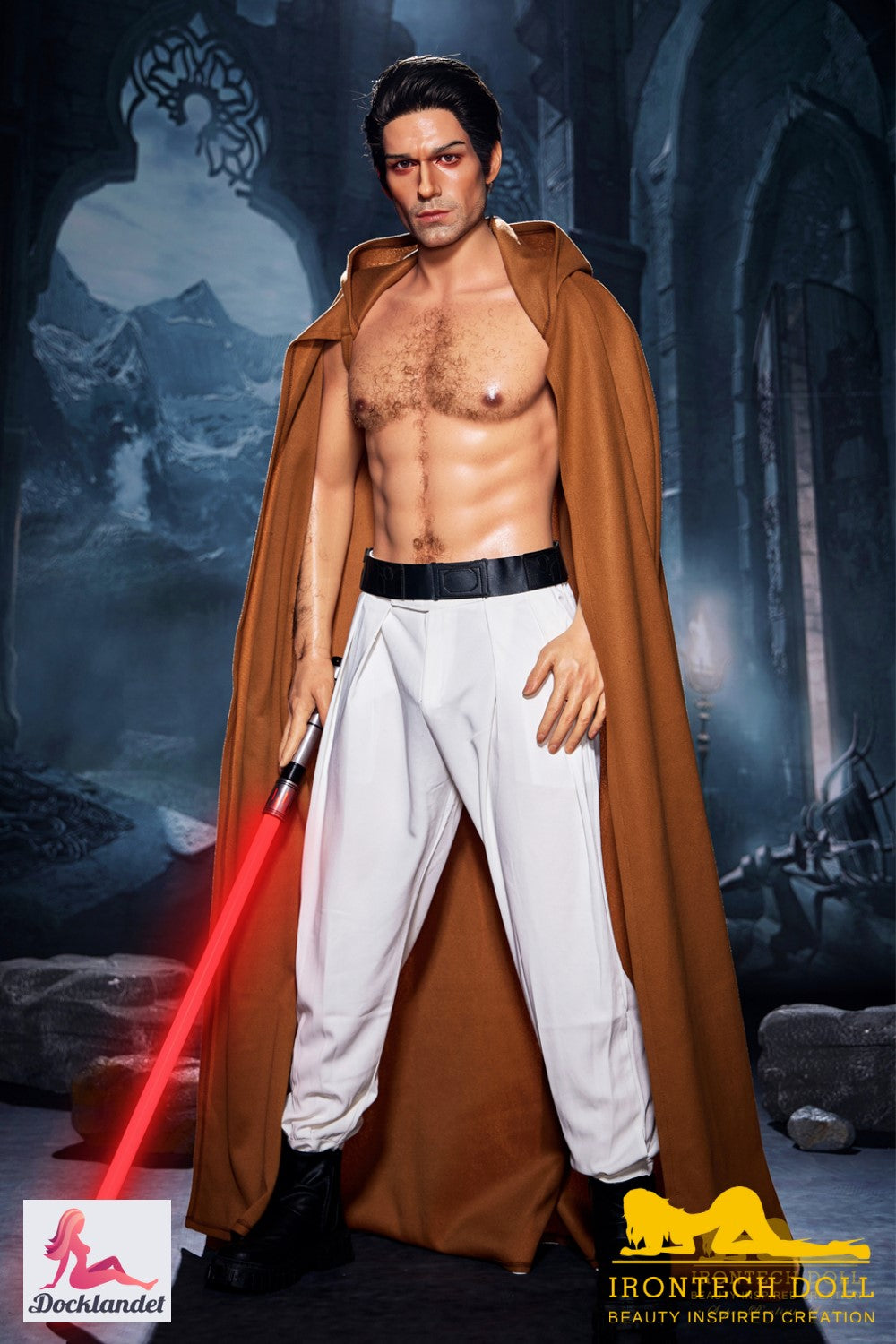 Luke meessoost seksnukk (Irontech Doll 170cm M5 silikoon)