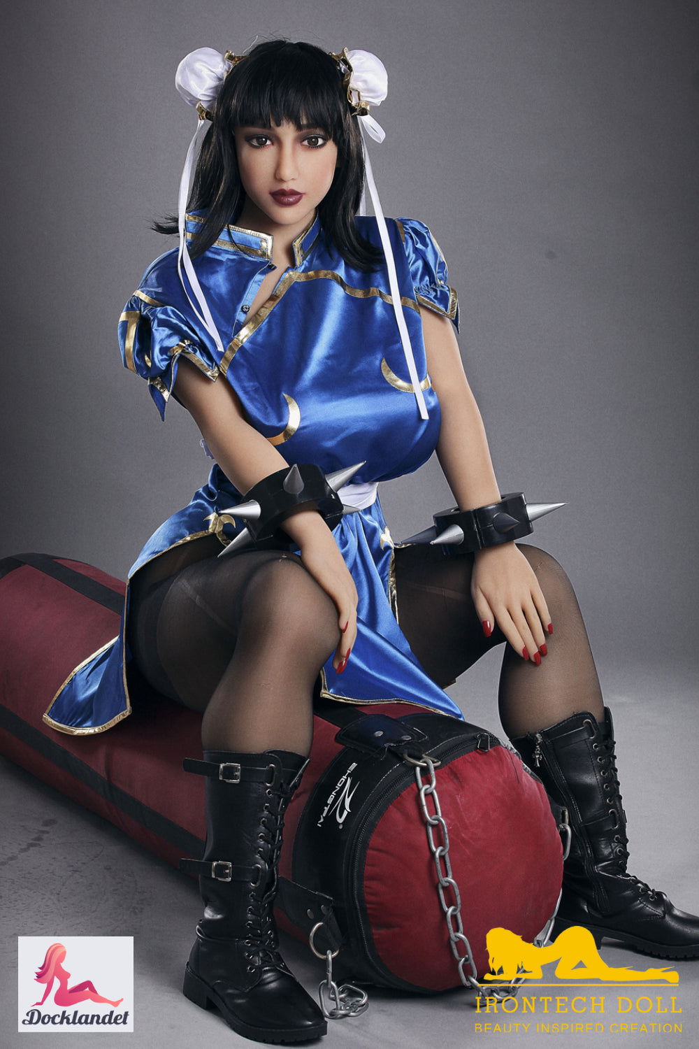 Chun-Li seksinukk (Irontech Doll 158 cm F-Cup #69 TPE)