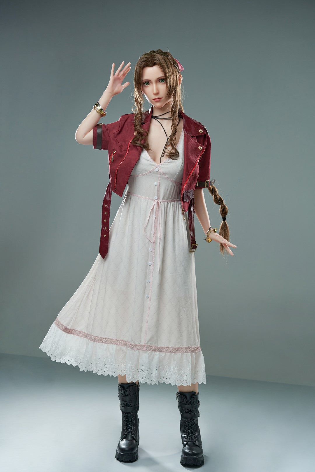 Aerith Sex Doll (Game Lady 167 cm D-Cup nr 04 silikoon)