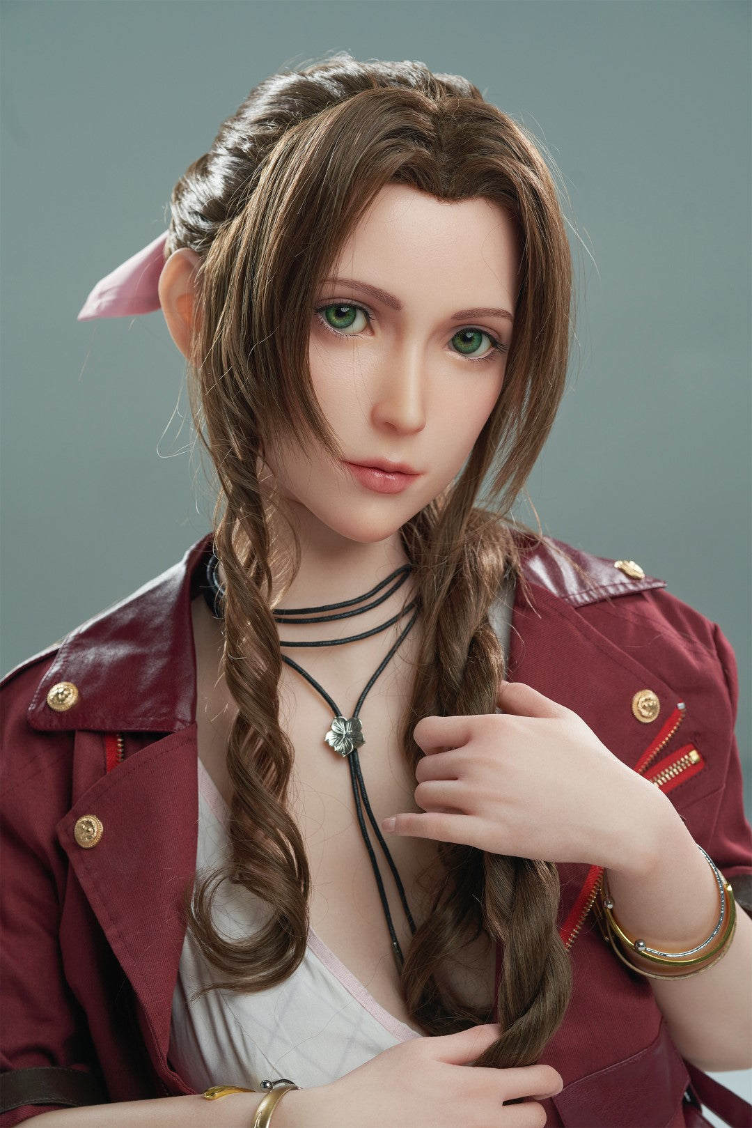 Aerith Sex Doll (Game Lady 167 cm D-Cup nr 04 silikoon)