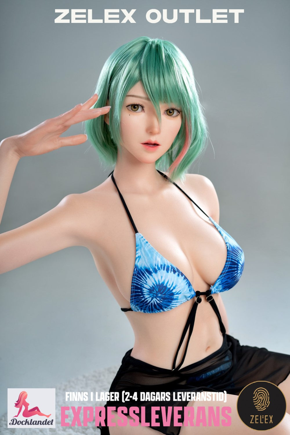 Miko seksnukk (Zelex 172 cm F-Cup GE107 silikoon) EXPRESS